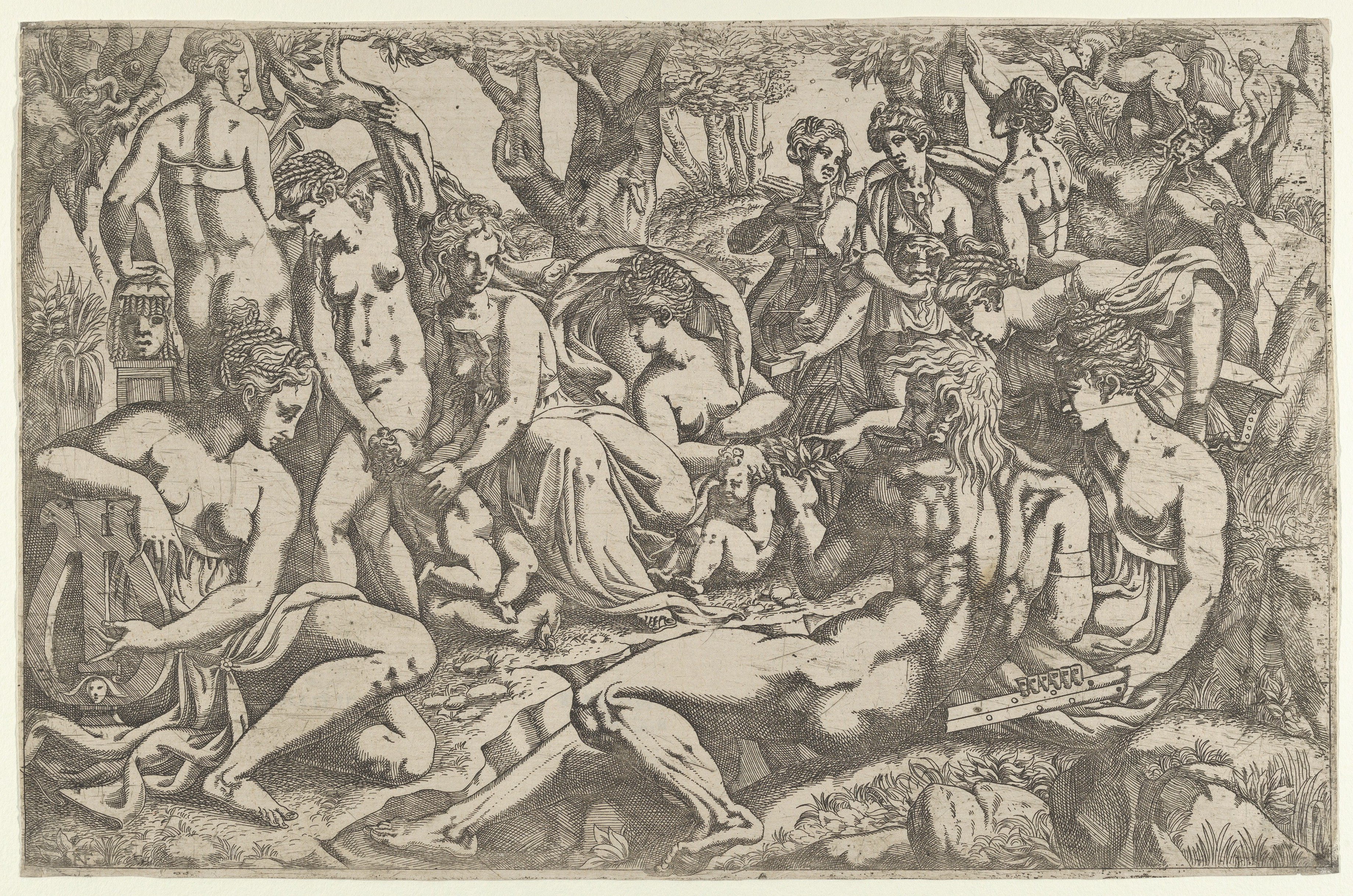 The Muses at the Foot of Mt. Parnassus